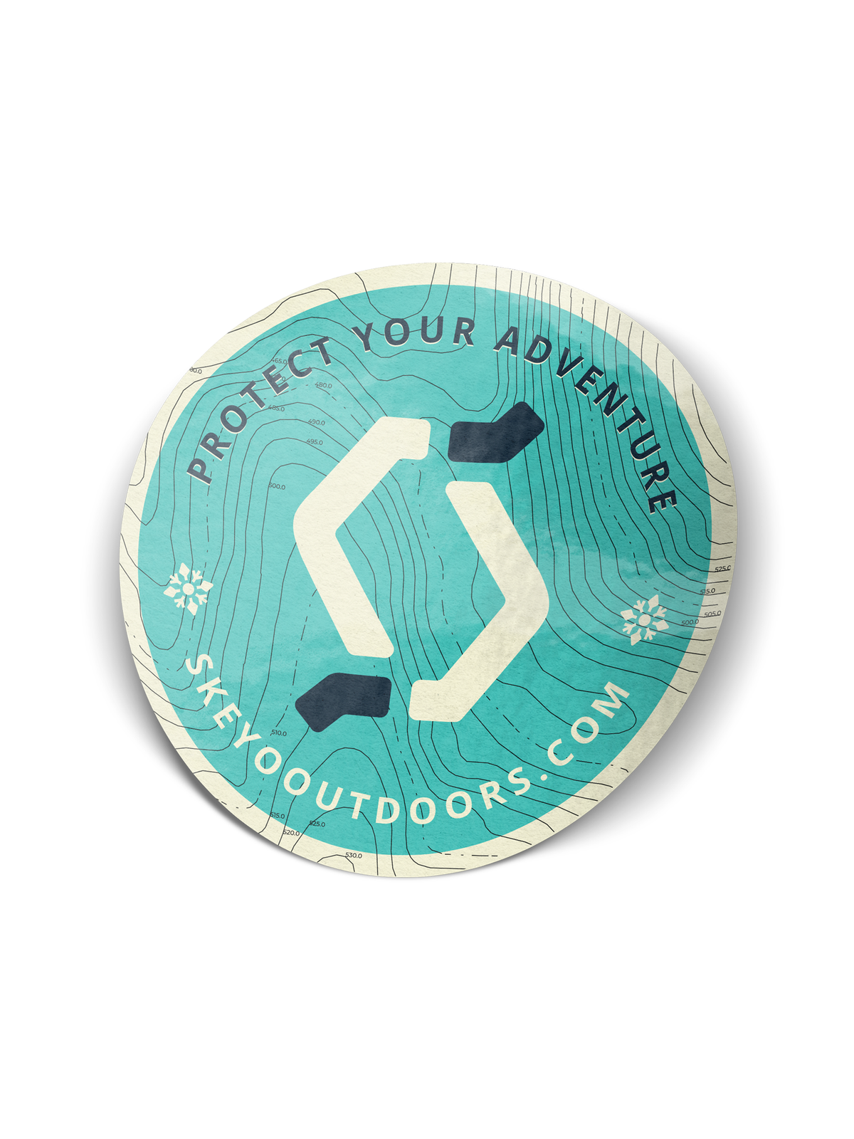 Skeyo Topo Turquoise Sticker